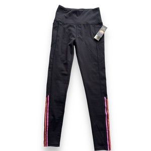 Womens Fleece Lined Leggings Small High Waisted Shaping Leggings Reinforced